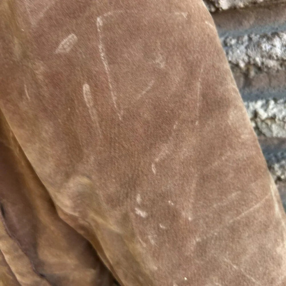 Porsha by Winer Vintage Men’s Suede Bomber Jacket - Distressed Size 44R - Picture 10 of 13